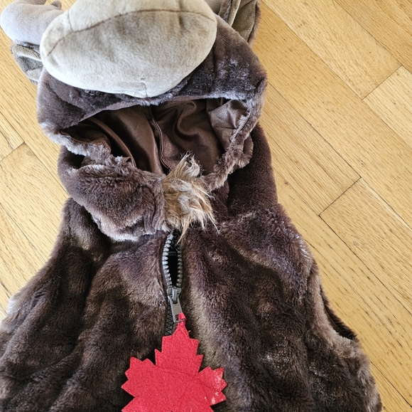 Canadian Moose zip up Humane society of the United States costume - Picture 6 of 9